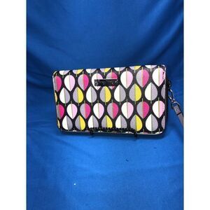 Vera Bradley vinyl wristlet 5”x8” multicolored